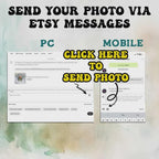 Custom Picture Keychain – Personalized Double-Sided Photo Key Ring Gift Charm
