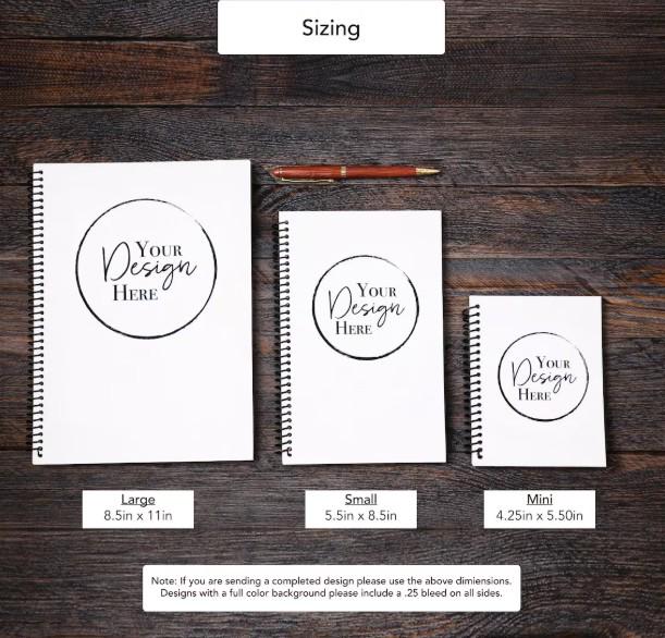 Custom Printed Journal – Personalized Spiral Notebook & Memory Keepsake