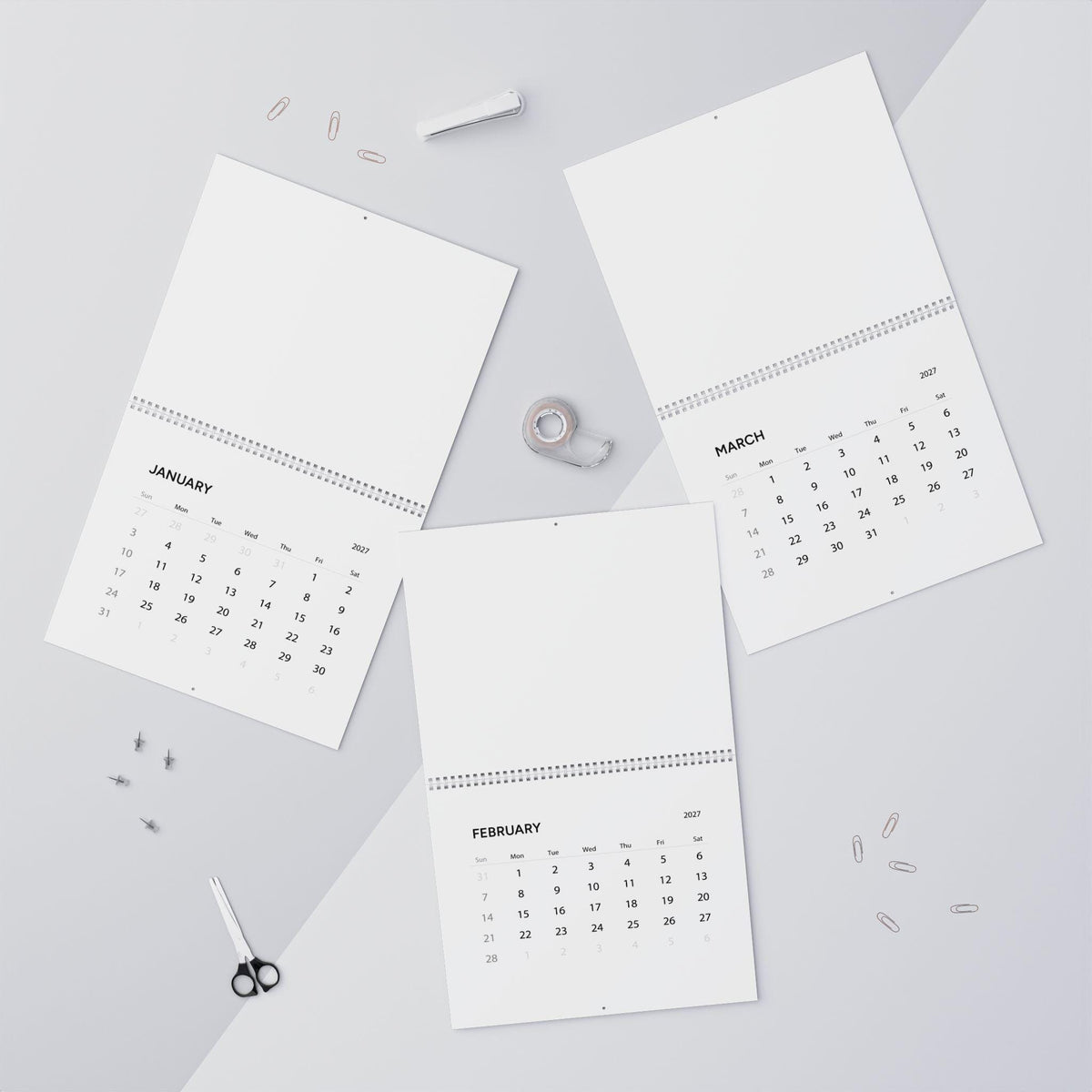 Custom Photo Calendar – Personalized 12-Month Keepsake Family Calendar