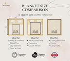 Personalized Custom Woven Blanket – Heirloom Quality Cotton Fringe Throw