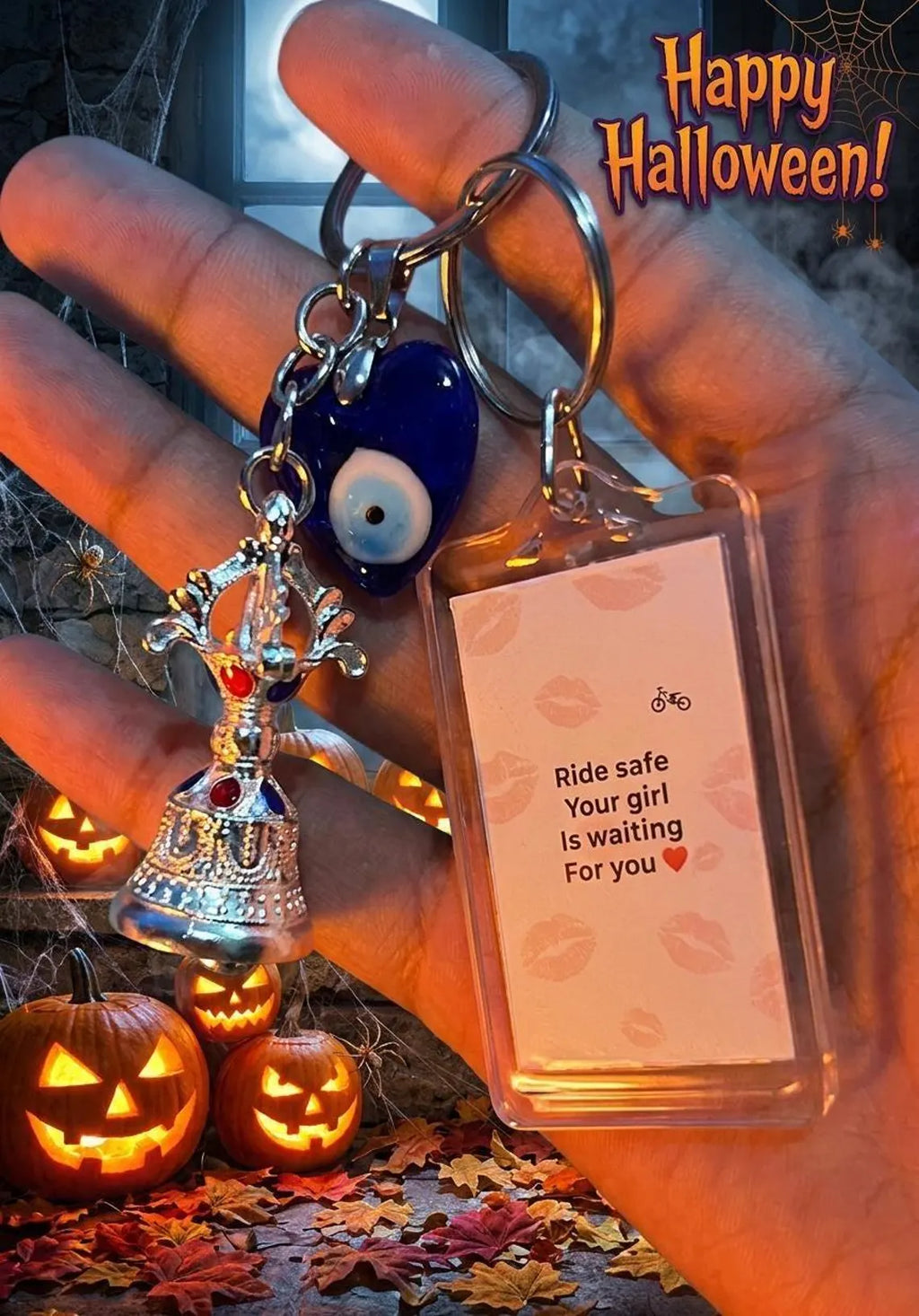 Custom Picture Keychain – Personalized Double-Sided Photo Key Ring Gift Charm